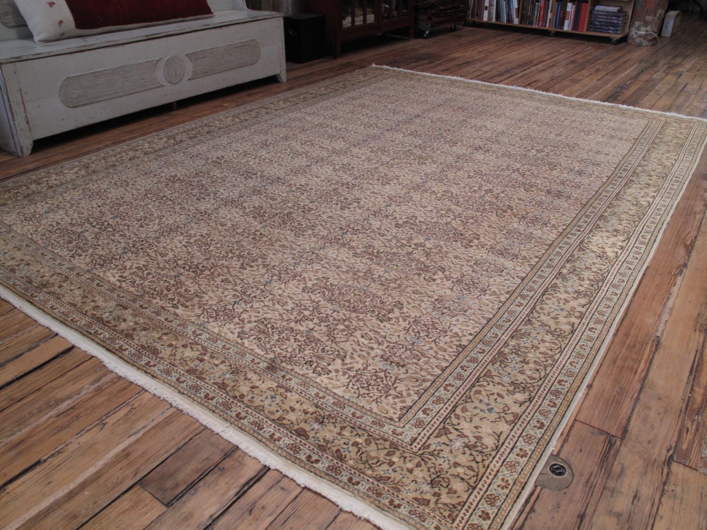 Kayseri carpet or rug. Vintage Turkish carpet or rug with muted color palette, good age and great patina.