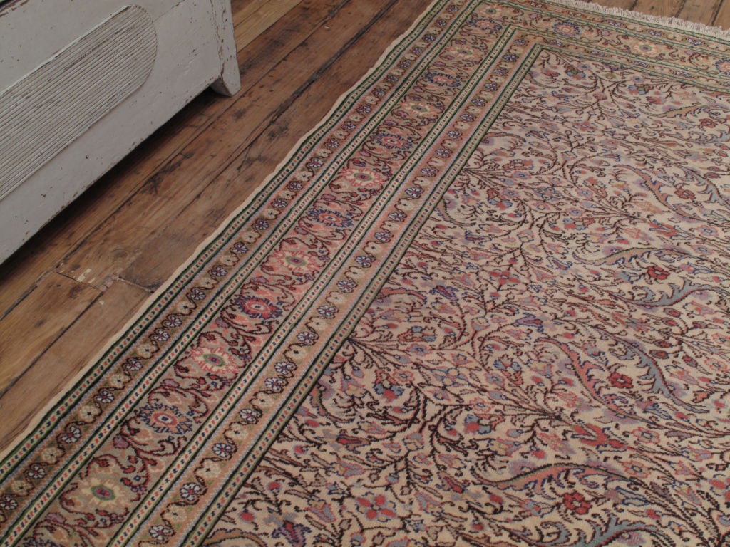 Hand-Knotted Kayseri Carpet For Sale