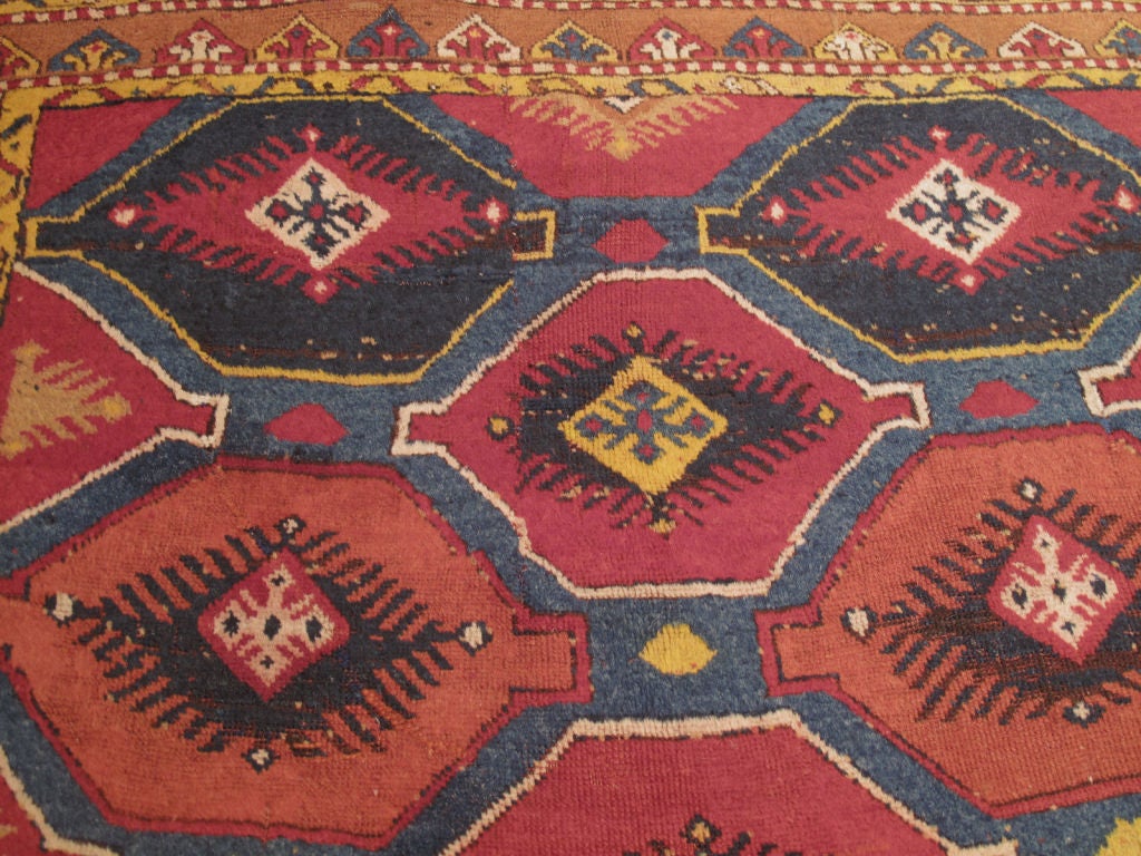 Wool Konya Wide Runner Rug For Sale