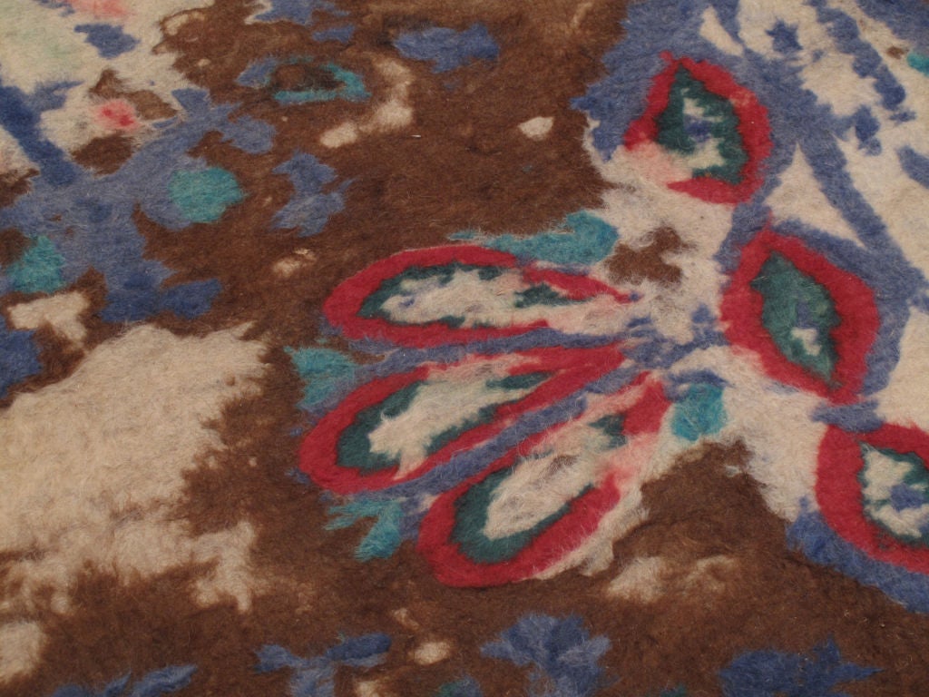 Tribal Large Felt Carpet For Sale