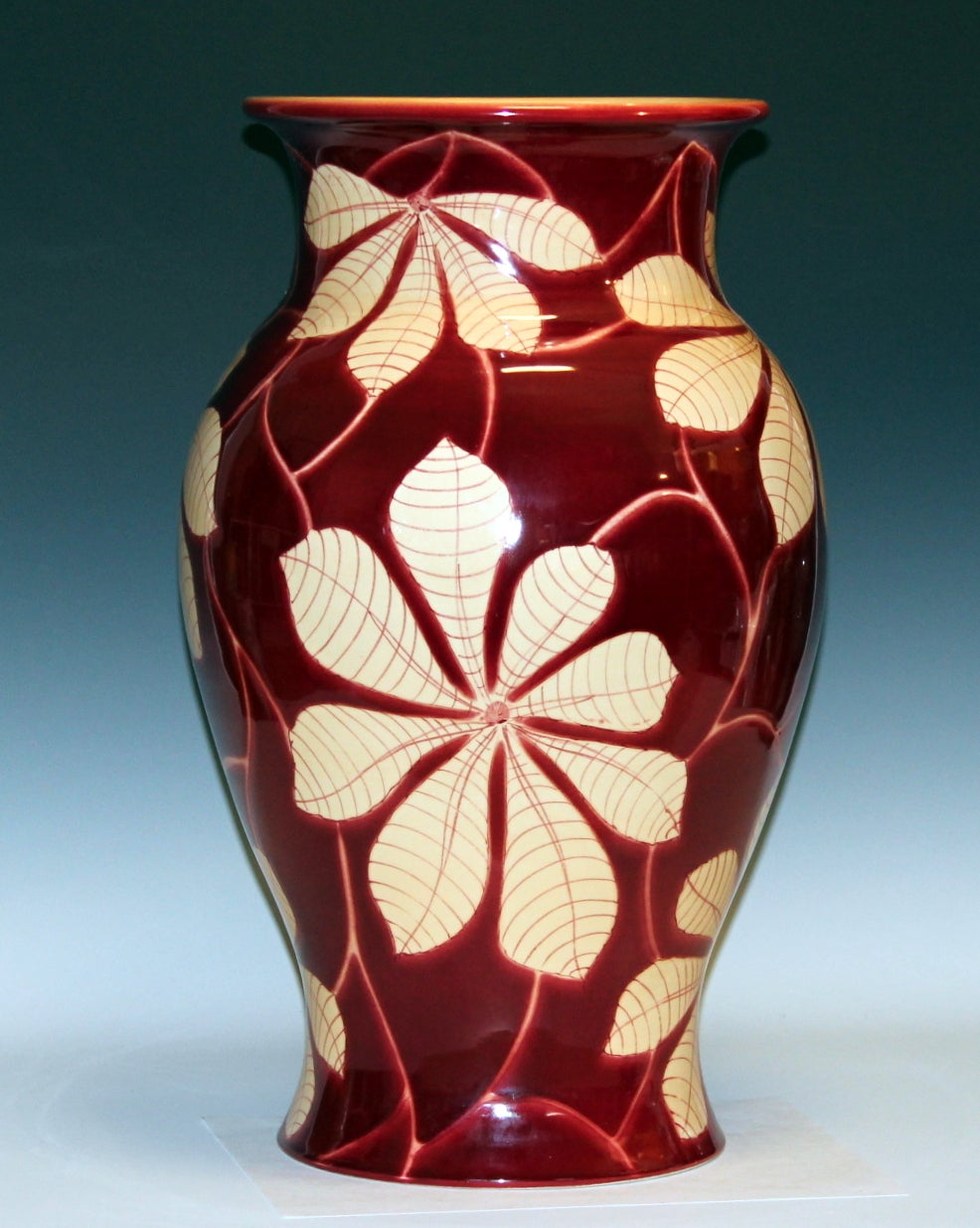 Large Vintage Italian Pottery Vase for Wannamaker's