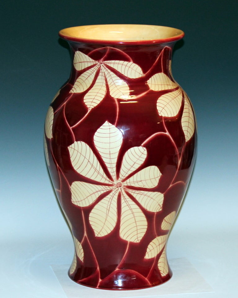 Modern Large Vintage Italian Pottery Vase for Wannamaker's