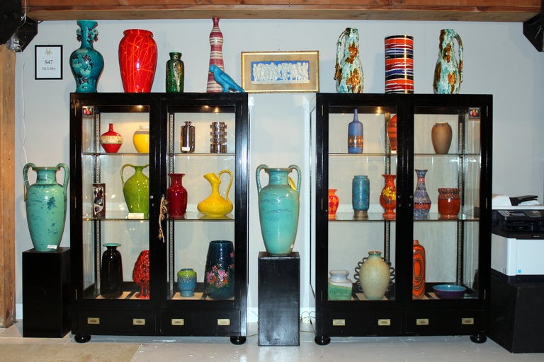 Gilt Tole and Murano Glass Lamp 2