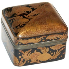 Antique Japanese Lacquer Box