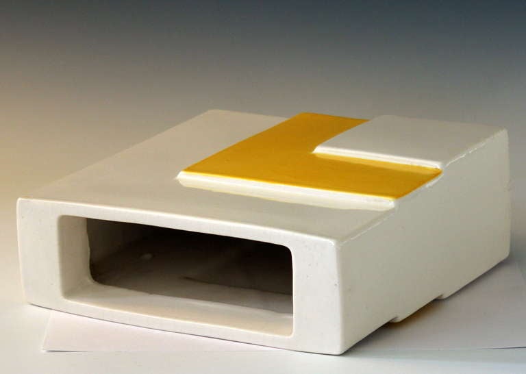 Japanese Art Deco Square Vase 1