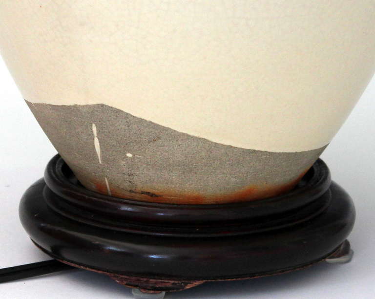 Japanese Storage Jar Lamp For Sale 2
