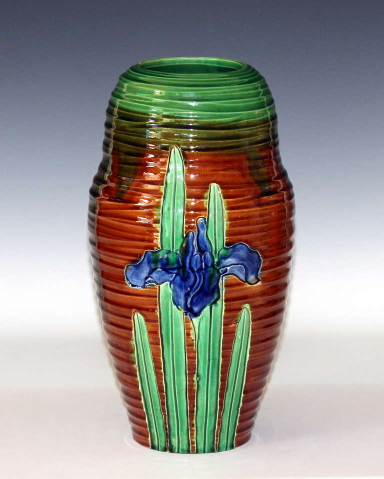 iris pottery