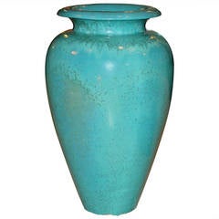 Large Vintage Gladding McBean Oil Jar Pottery Garden Urn Vase