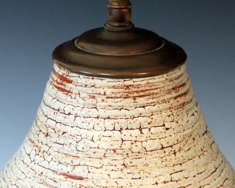 Atomic Age Studio Pottery Lamp 2
