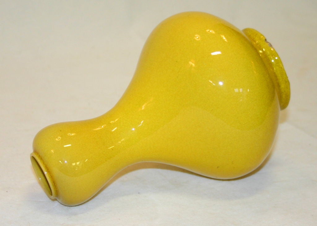 Kyoto Pottery Garlic Neck Vase