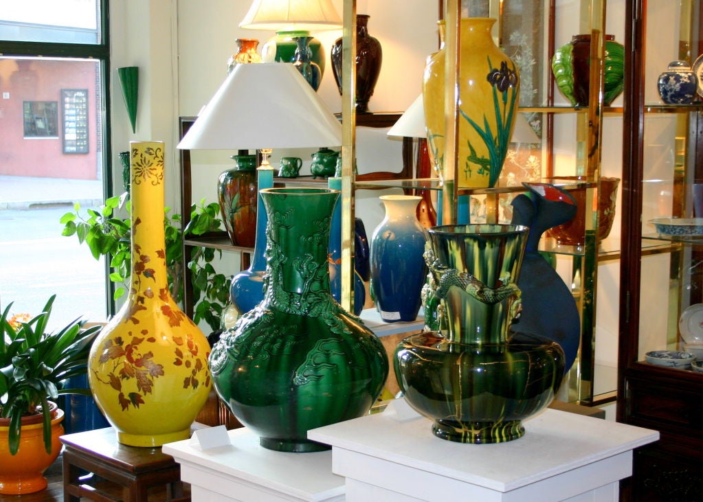 Shigaraki Jar/Vase with Irises 3