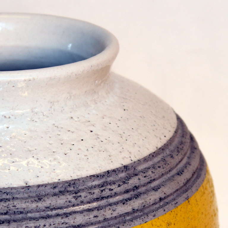 Vintage Bitossi Atomic Yellow Vase 2