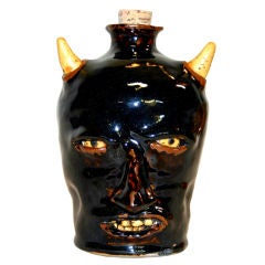 Devil Face Jug by Contemporary Potter Andrew Coombs