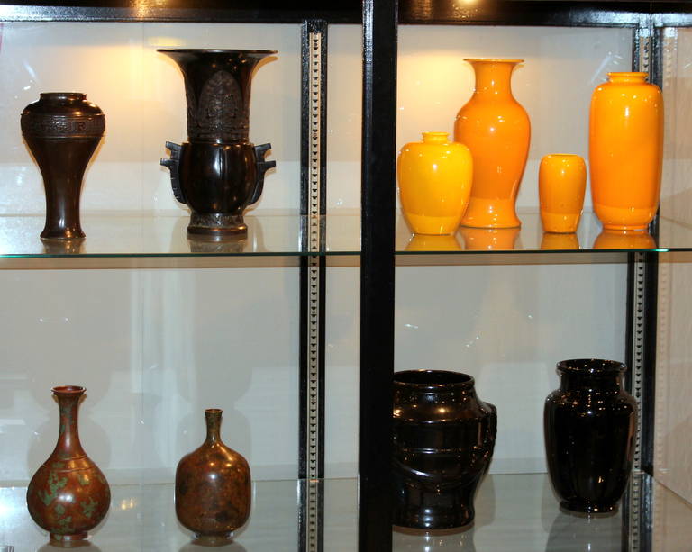 Vintage Italian Art Pottery Hot Orange Bellini for Raymor Vase 4