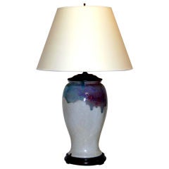 Japanese Flambe Lamp