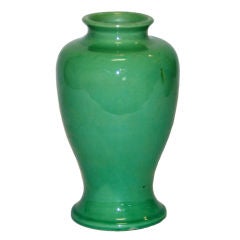 Awaji Pottery Sea Green Vase