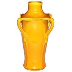 Awaji Pottery Art Nouveau Vase