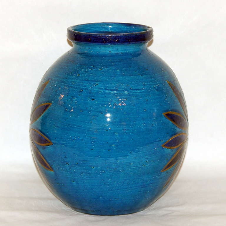 Mid-Century Modern Large Bitossi Starburst Vase