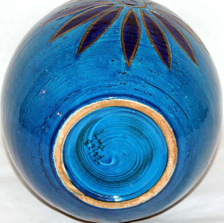Mid-20th Century Large Bitossi Starburst Vase
