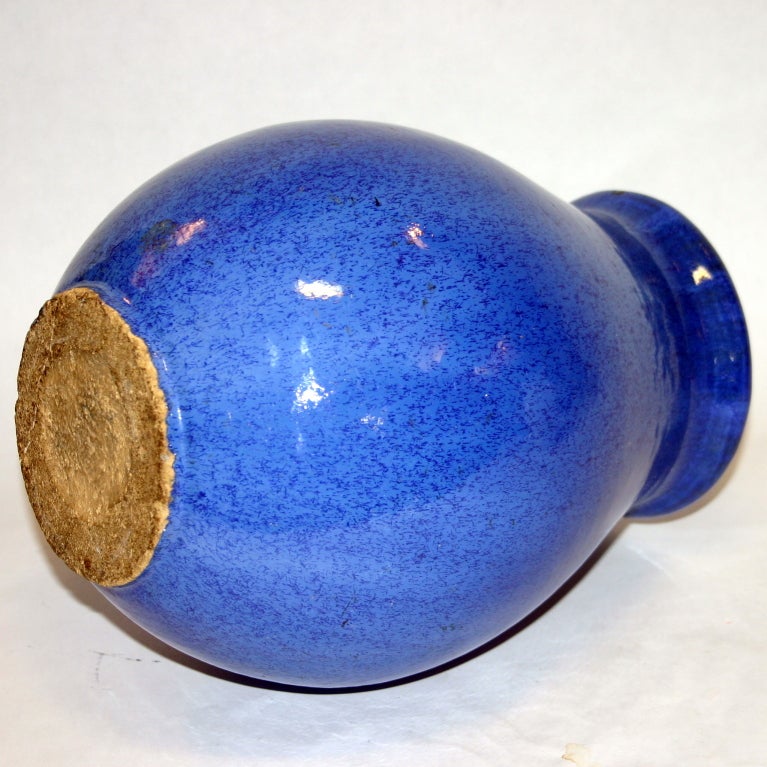 Blue Galloway Vase For Sale 3