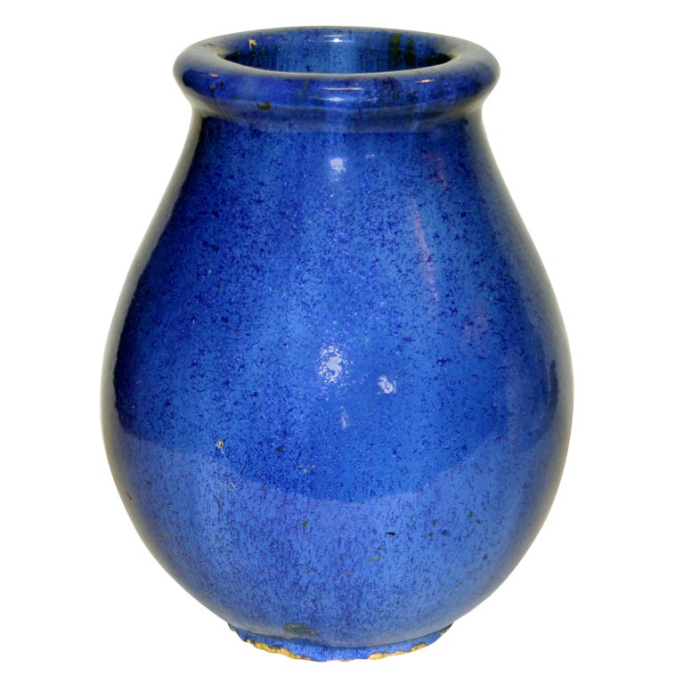 Blue Galloway Vase For Sale