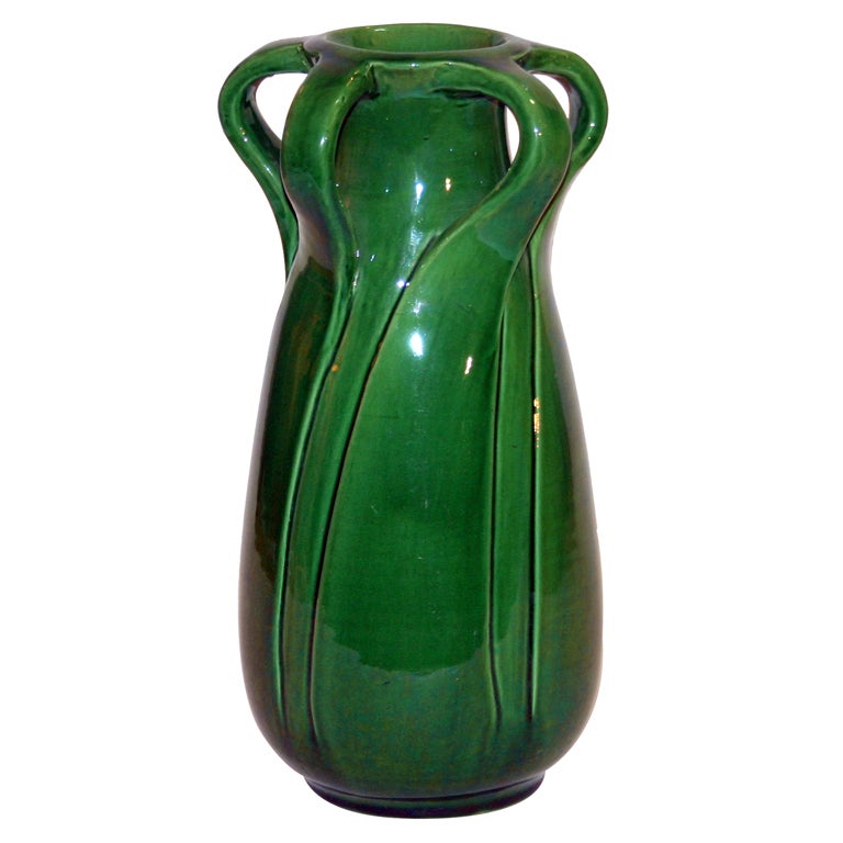 Awaji Art Nouveau Vase