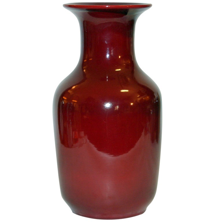 Alvino Bagni For Raymor Oxblood Vase For Sale