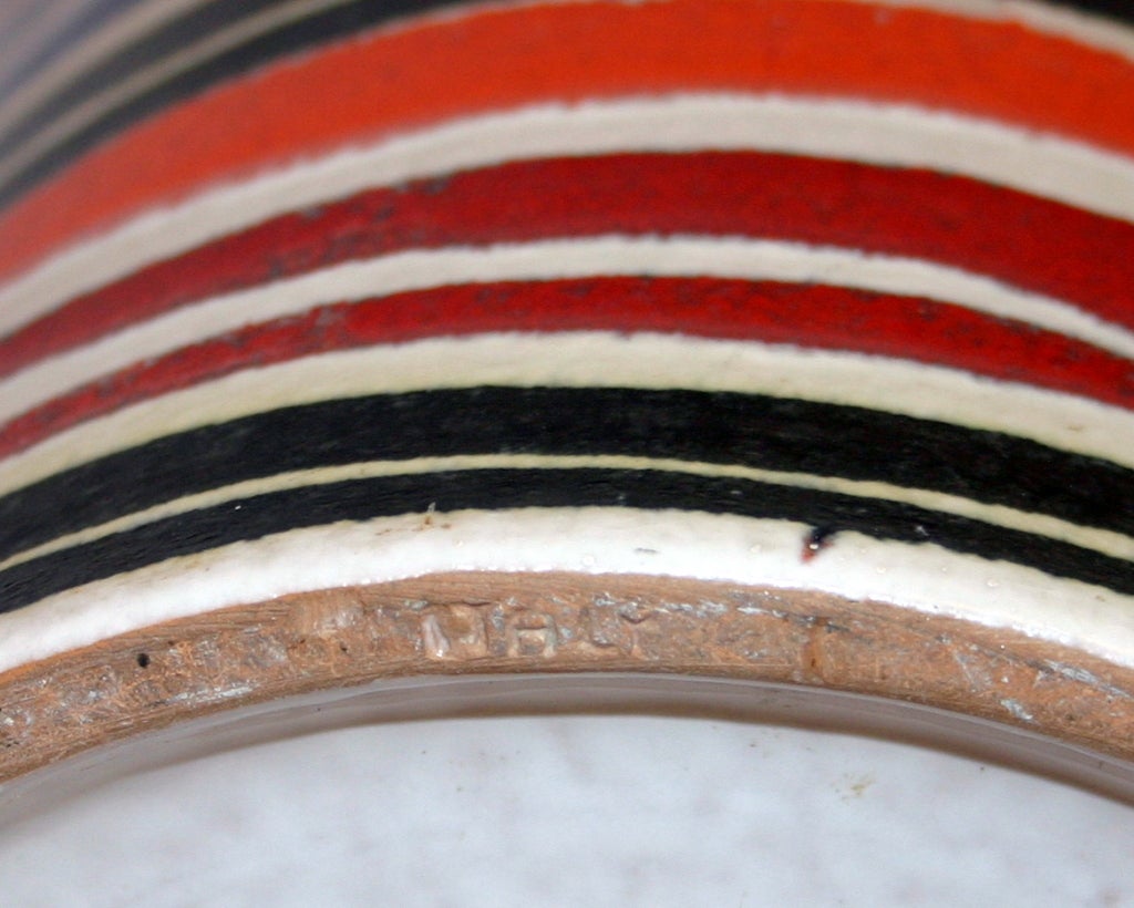 Mid-20th Century Bagni for Raymor Italian Art Pottery Floor Vase Stick Stand, 1960s For Sale