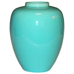 Awaji Ginger Jar in Sky Blue Glaze