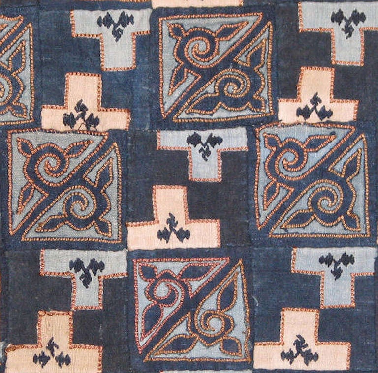 Mid-20th Century Chinese Minority Cotton Patchwork Child's Quilt