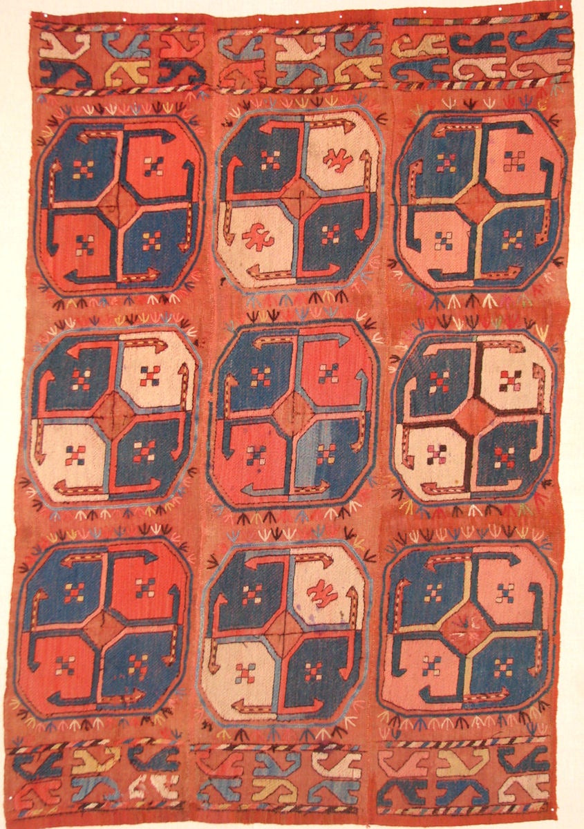 Early 20th Century Lakai People, Tajikistan Carpet For Sale