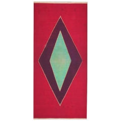 Late 19th Century Indonesian Ceremonial Scarf, Resist Dyed