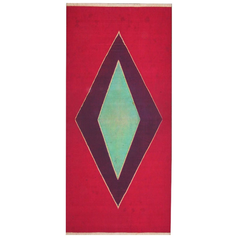 Late 19th Century Indonesian Ceremonial Scarf, Resist Dyed For Sale