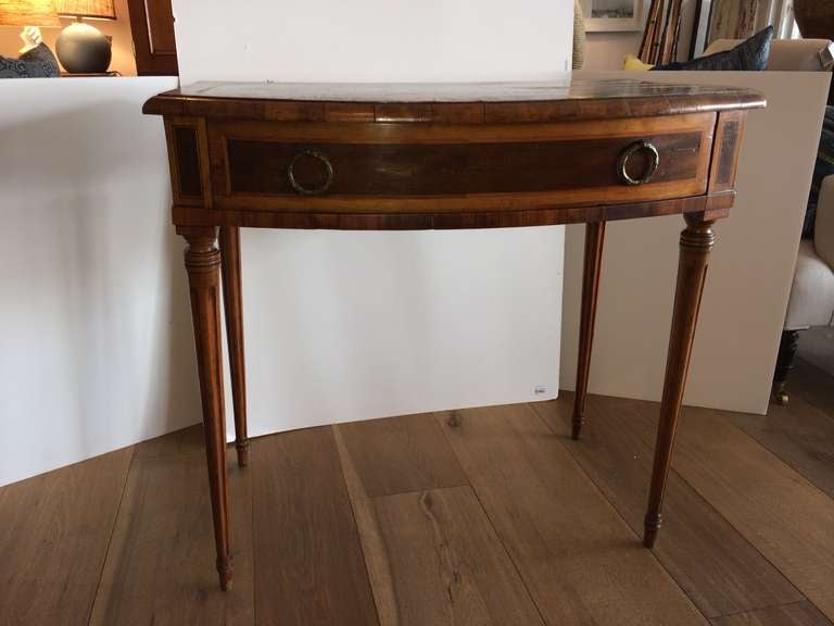 French Side Table with One Drawer