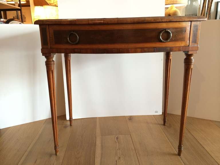 A side table with drawer from France circa 1850.
