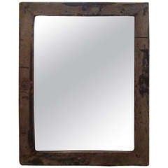 Mirror With 4 Nailheads
