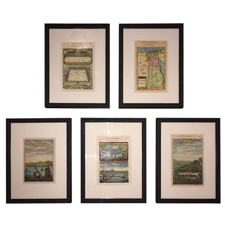Vintage Framed Book Pages For Sale at 1stdibs