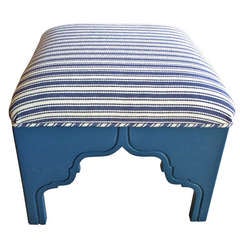 Custom Upholstered Fez Ottoman