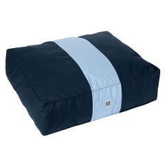 Blue Strip Dog Bed