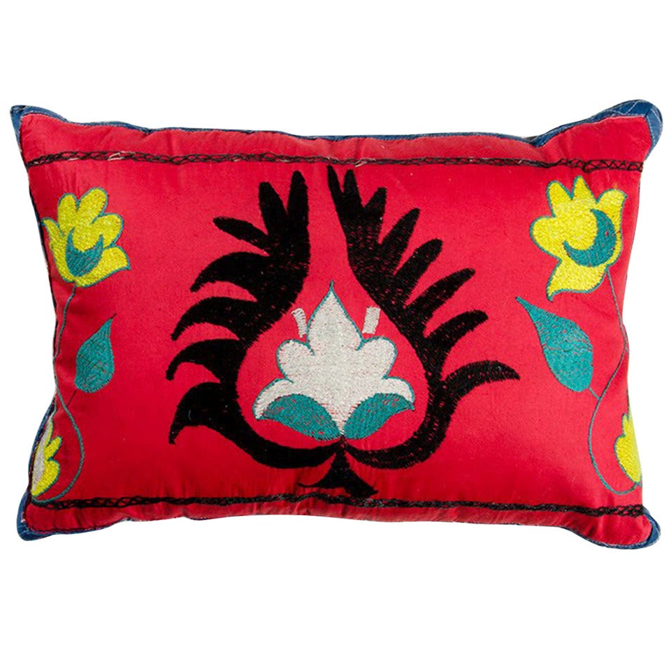 Vintage Suzani Pillow For Sale