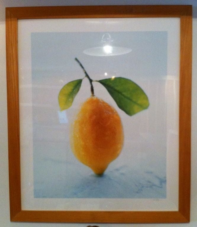 Still life photography of a lemon