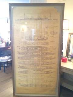 Original Blue Prints of the Queen Mary