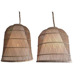 Medium Hanging Basket Lamp
