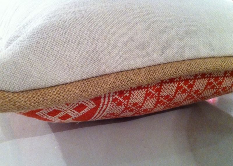 confidence in textiles pillow