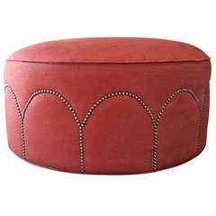 Ottoman with Nail Head Detail
Castors Used Ottoman with Nail Head Detail
Castors