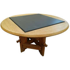 Adjustable Table with Slate Top