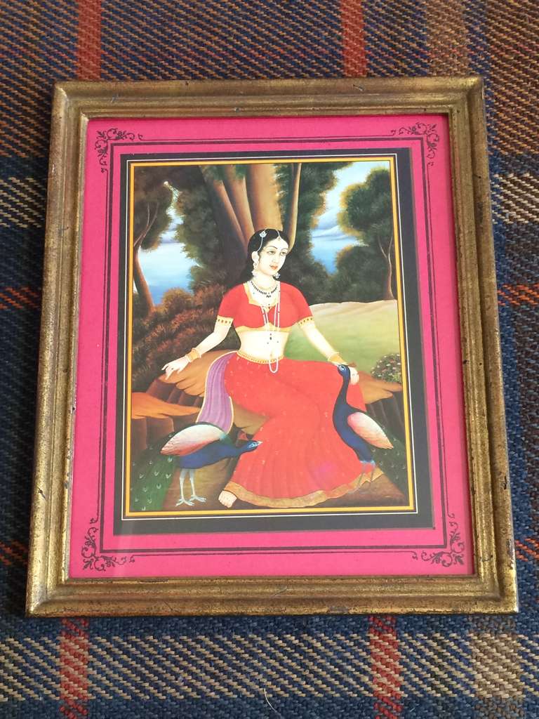 20th Century Colorful Indian Prints For Sale