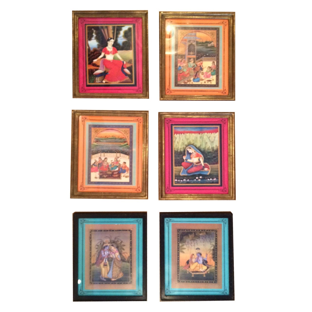Colorful Indian Prints For Sale