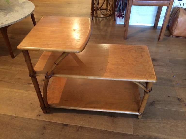Pair of Vintage Heywood Wakefield Side Tables