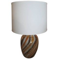 Glazed Ceramic Lamp